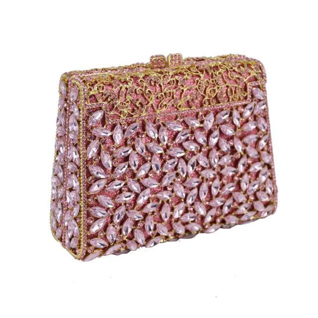 Crystal Luxury Handbag - Mint Leafe Boutique 