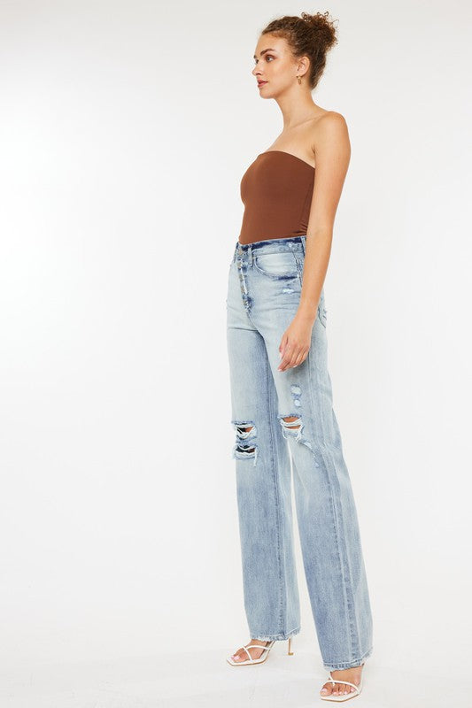 ULTRA HIGH RISE 90'S FLARE JEANS-KC7373ELV4