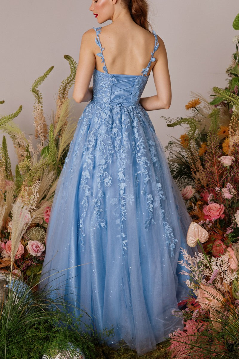 "Cinderella" Classic Silhouette Corset Prom Dress