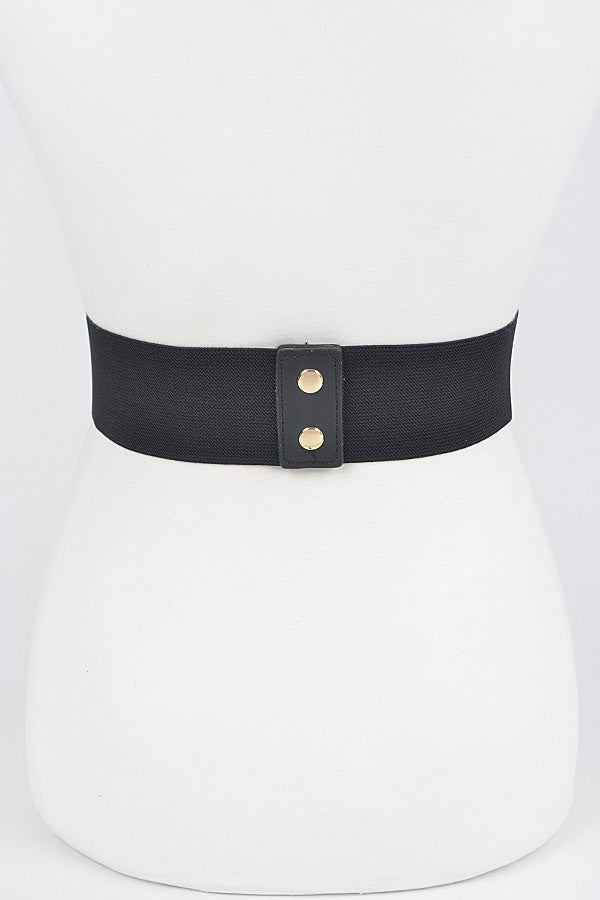 Nude and Gold Layered Chain Belt