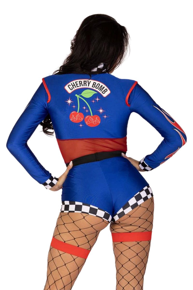 Two Piece Cherry Bomb Racer Costume Set