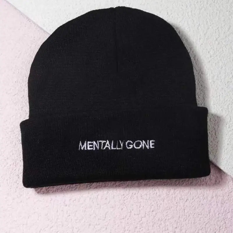 "Mentally Gone!" Graphic Skull Cap