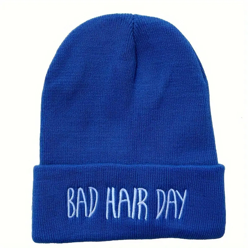 "Bad Hair Day!" Graphic Skull Cap