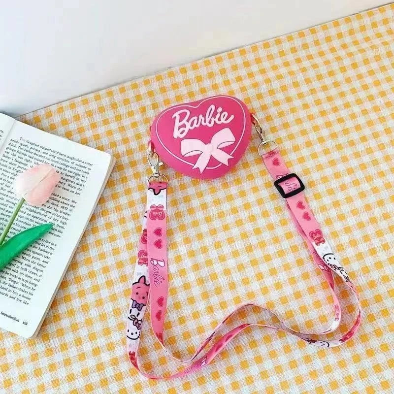 Barbie Coin Purse with Crossbody Strap