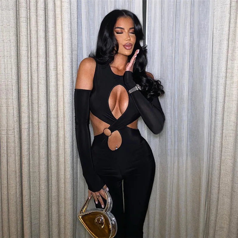 "Bad Gal Fit" Sexy Black Jumpsuit