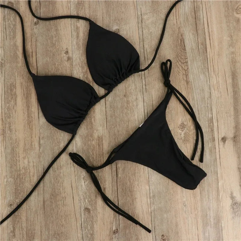 Simple Standard Women's Bikini Set