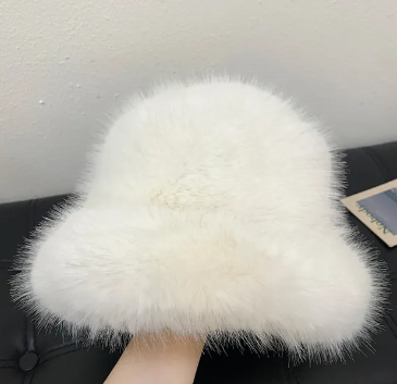 Plush Winter Fuzzy Bucket Hat