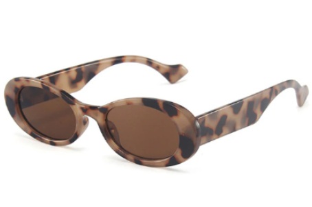 Ms. Spears retro oval women sunglasses