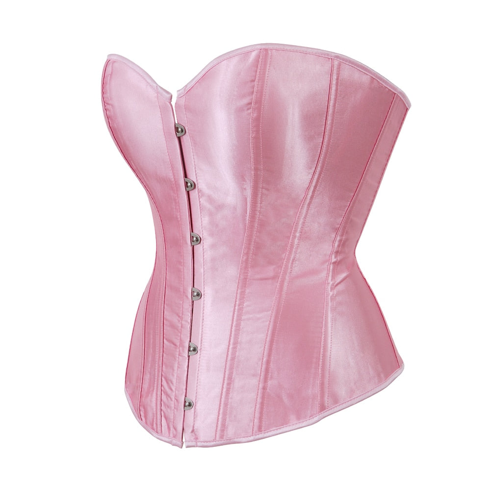 Women's Pink Bustier Corset Top