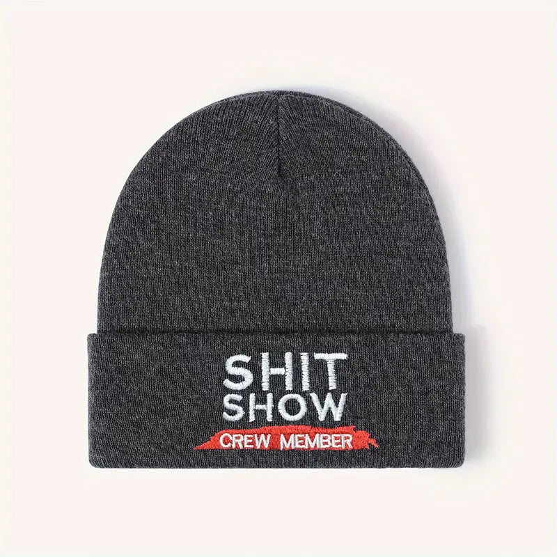 "Shit Show Crew Member!" Graphic Skull Cap