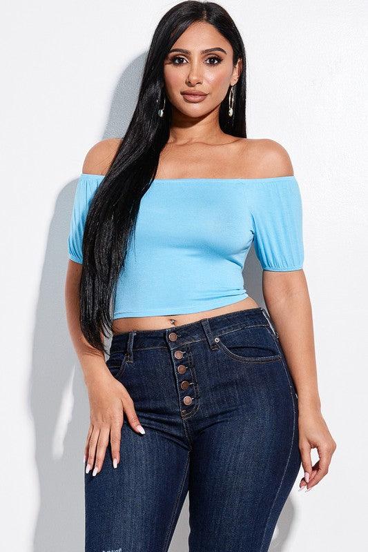 "Casually Me"  Mint Crop Top - Mint Leafe Boutique 
