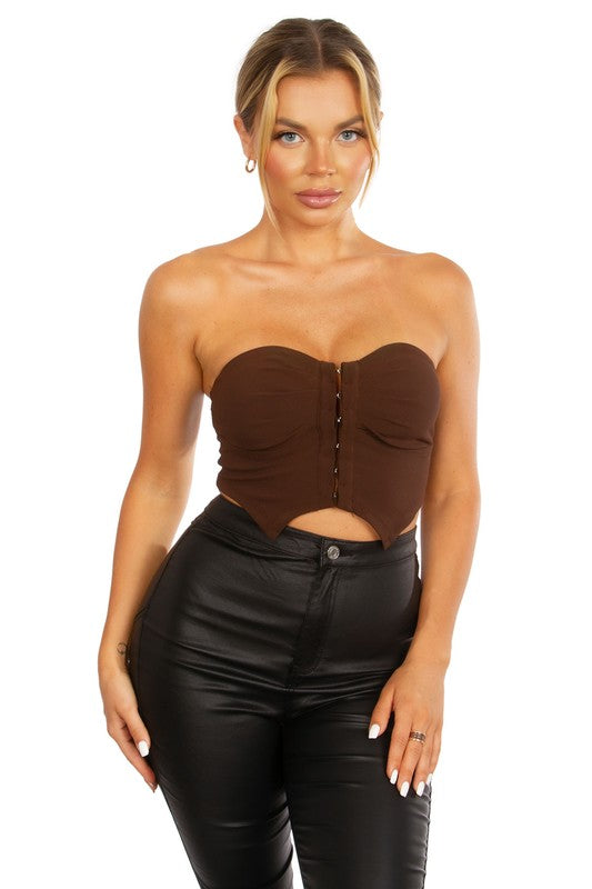 "Hooked on You" Corset Top