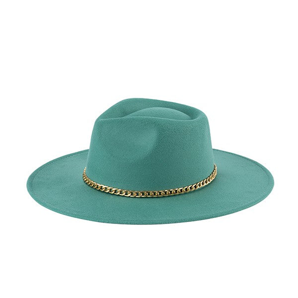 Fashionista Chain Fedora Hat