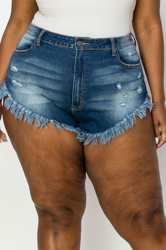 "Them Booty Shorts" Curvy - Mint Leafe Boutique 