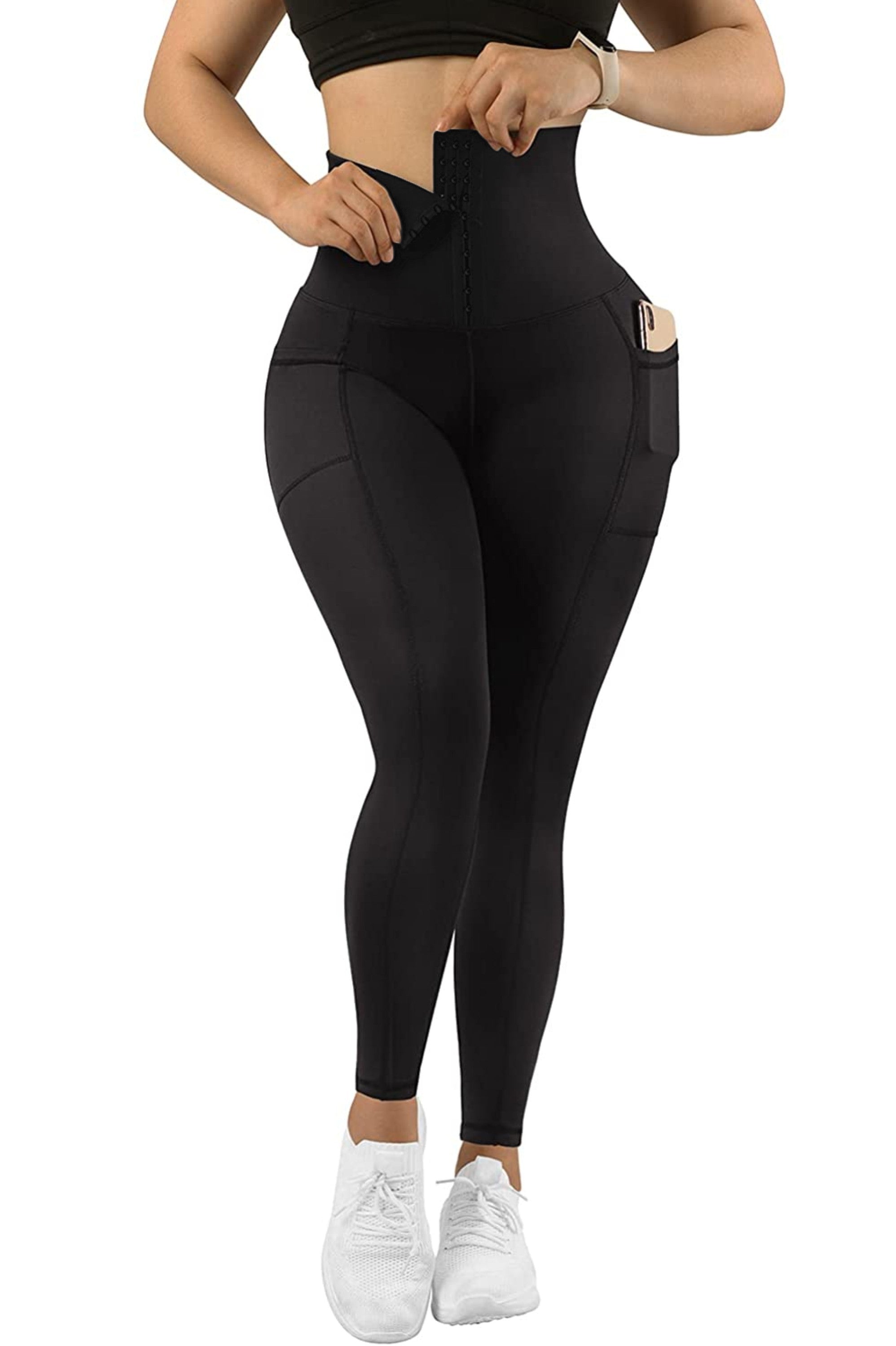 Body Shaping Corset Leggings with Pockets
