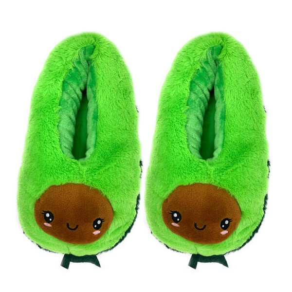 Avocuddle   Womens Fluffy House Slippers Shoes - Mint Leafe Boutique