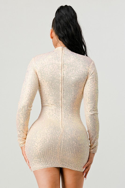 "Im wearing this to your wedding" Sequins Dress *OPAL*
