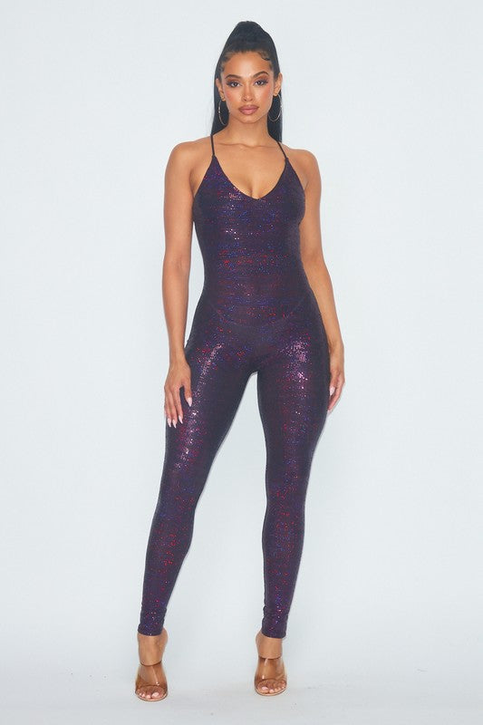 Life of the party Sequins Jumpsuit