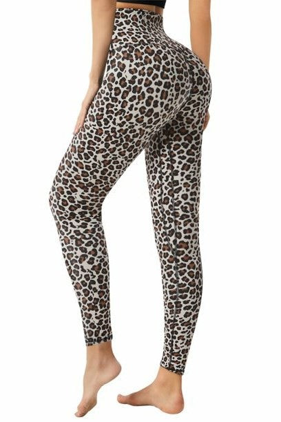 Leopard Print Yoga Active Leggings