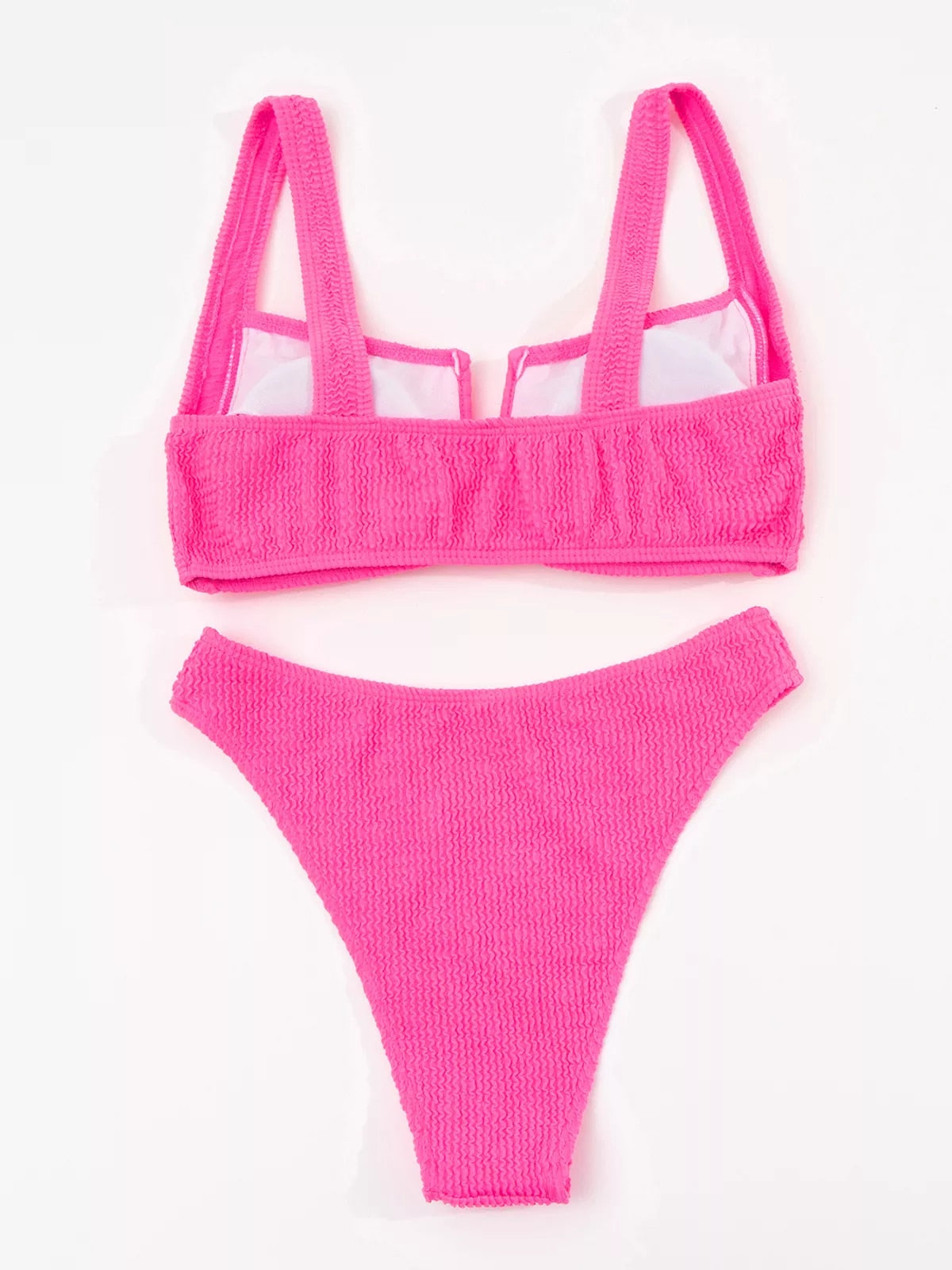 "Clean Linen" Pink Bikini Set