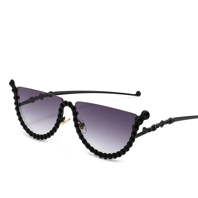 Miami Fashion Rhinestone Sunglasses