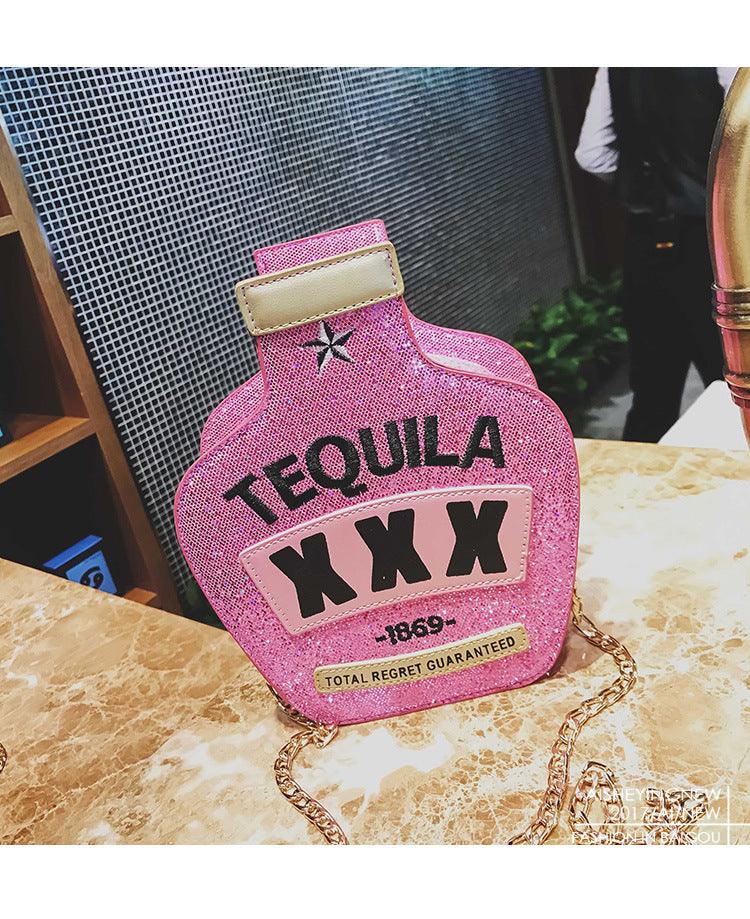 Tequila Glitter Crossbody Handbag - Mint Leafe Boutique 