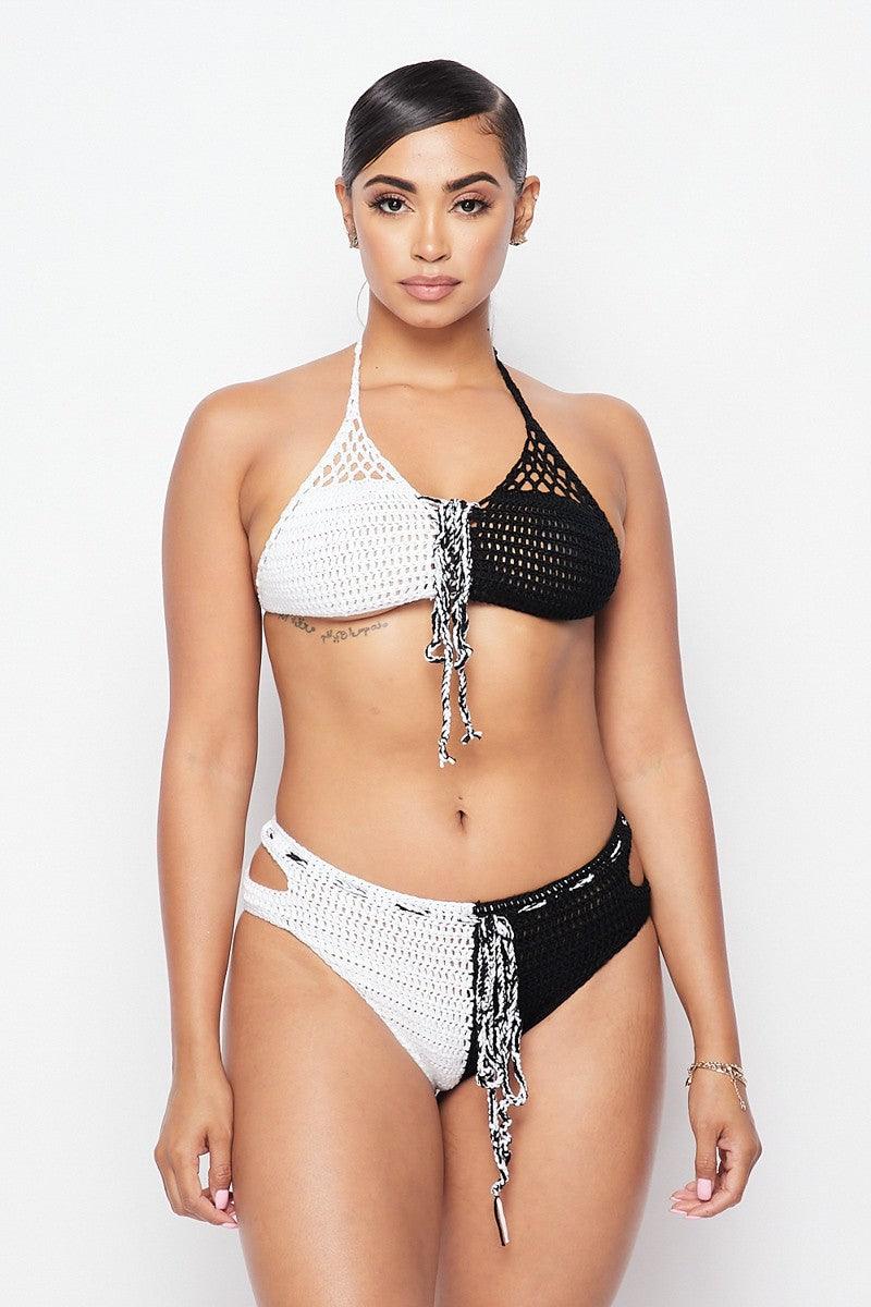 "Barbados" Crochet Bikini Set - Mint Leafe Boutique 
