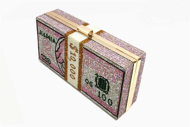 side view of money purse