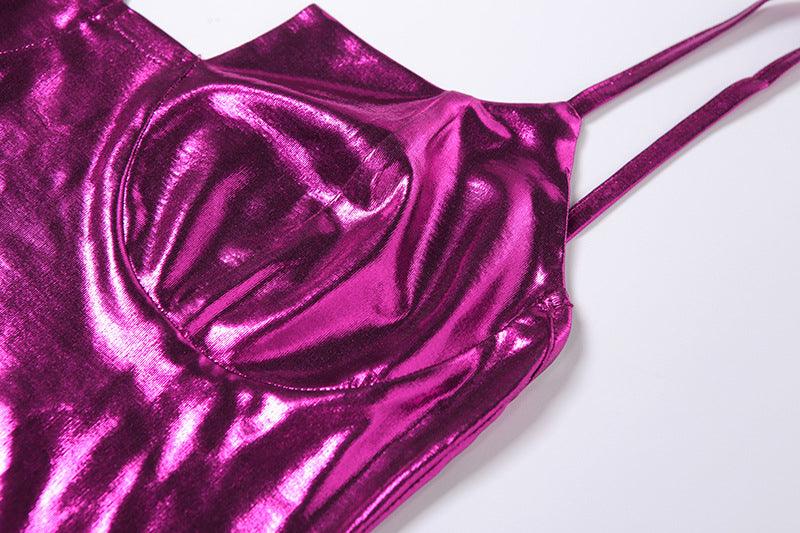 Hotties in Purple Dress - Mint Leafe Boutique 