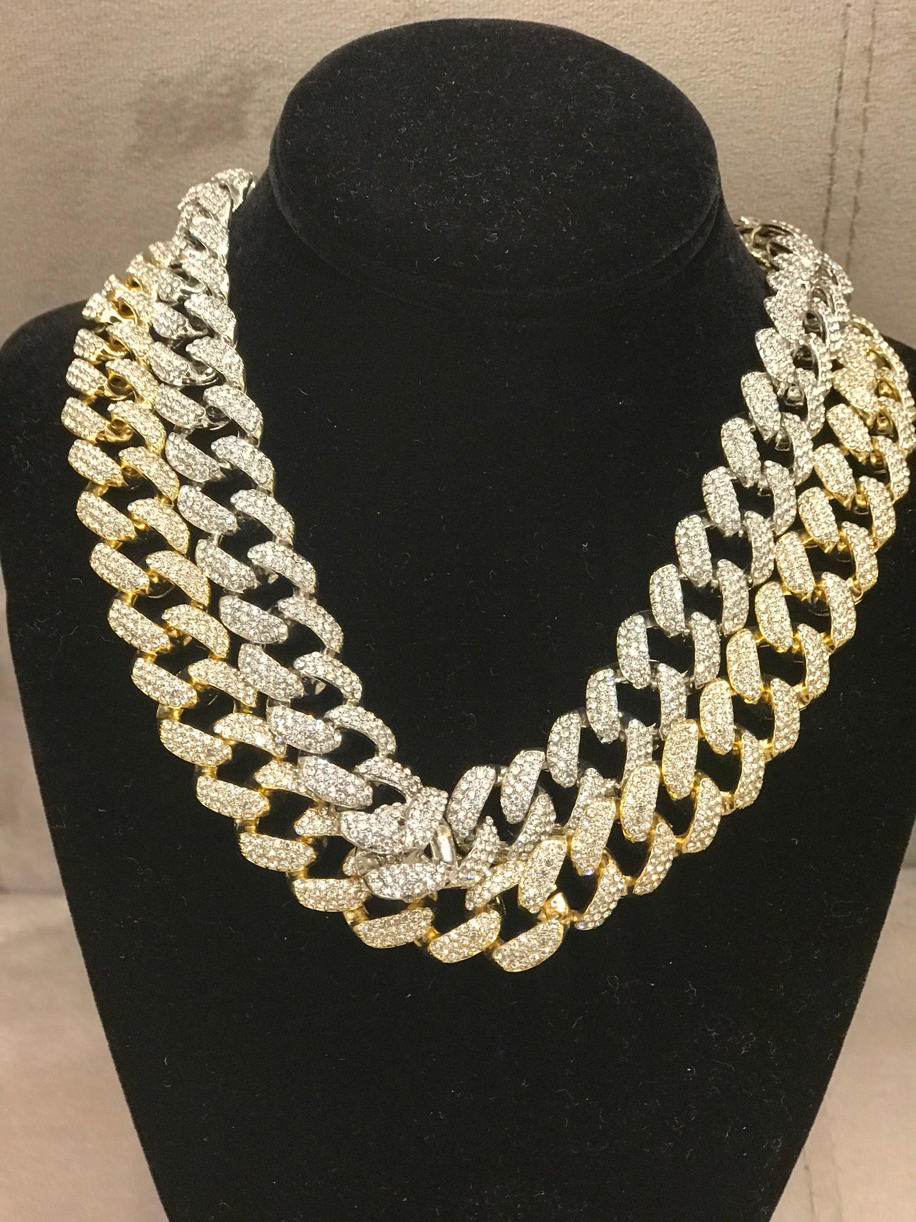 cuban link chain necklace for men and women