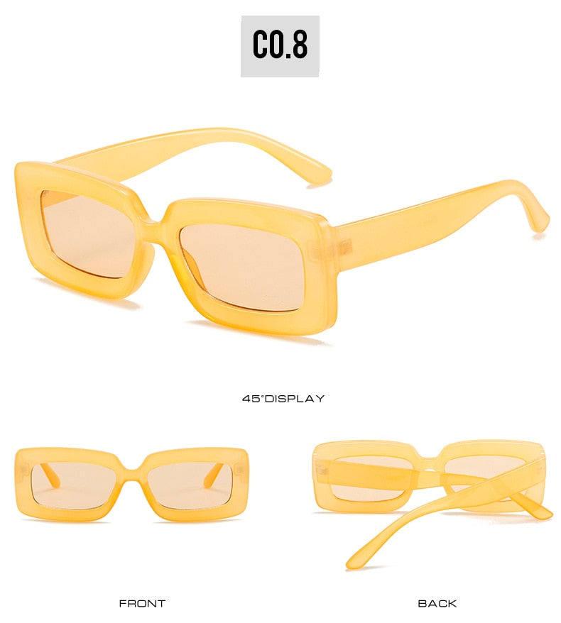 "Buttercup" Fashion Retro Square Sunglasses