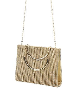 "Classy" Rhinestone  Fashion Handbag