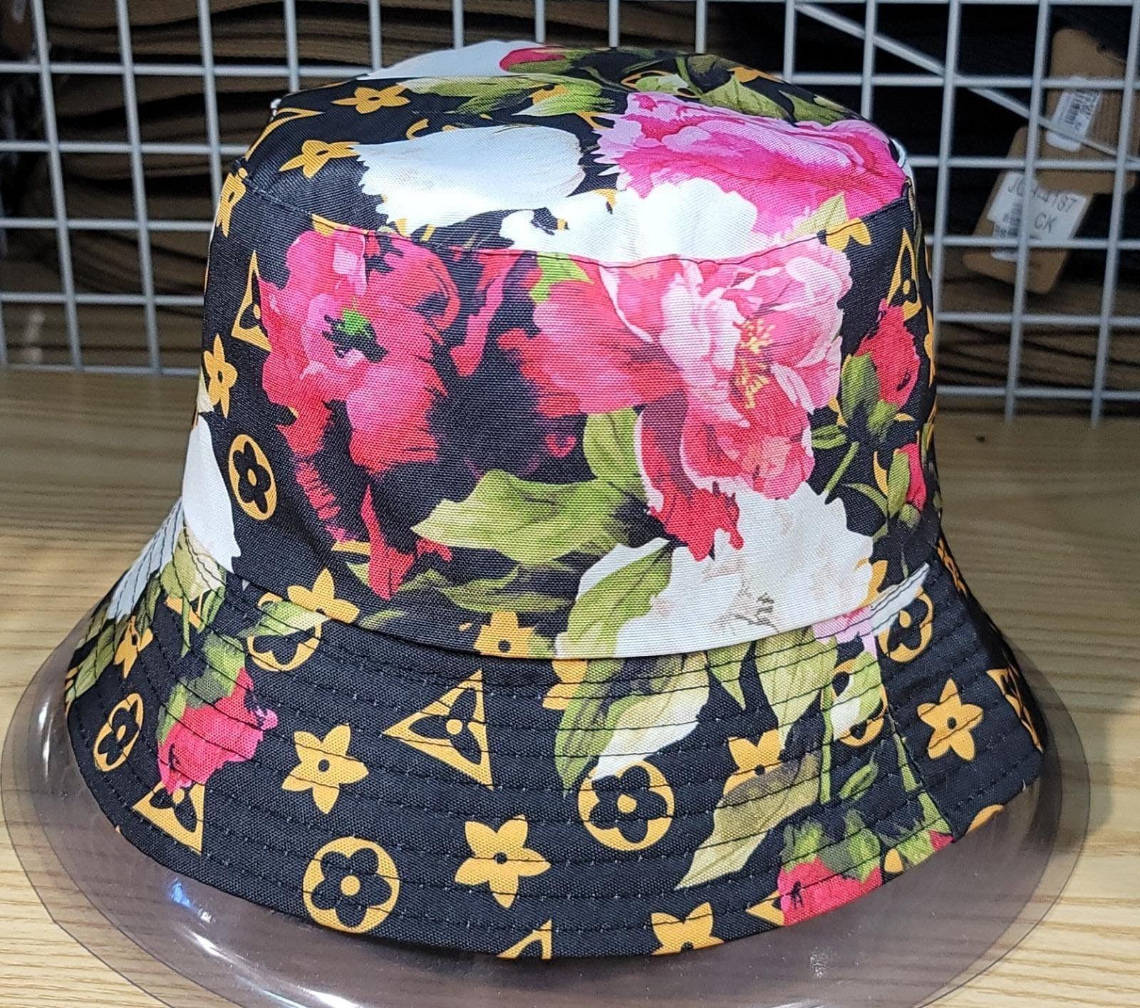 Luxury Fashion Reversible Bucket Hat - Mint Leafe Boutique 