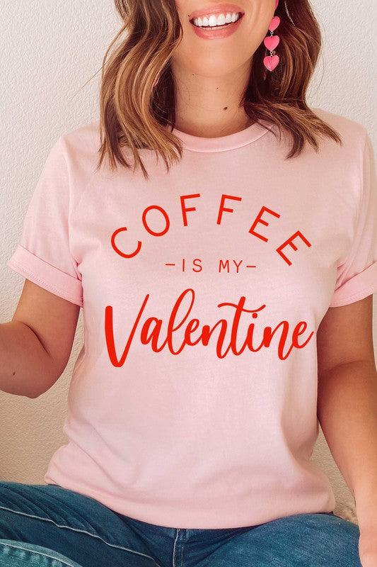 "Coffee is my Valentine" Tee - Mint Leafe Boutique 