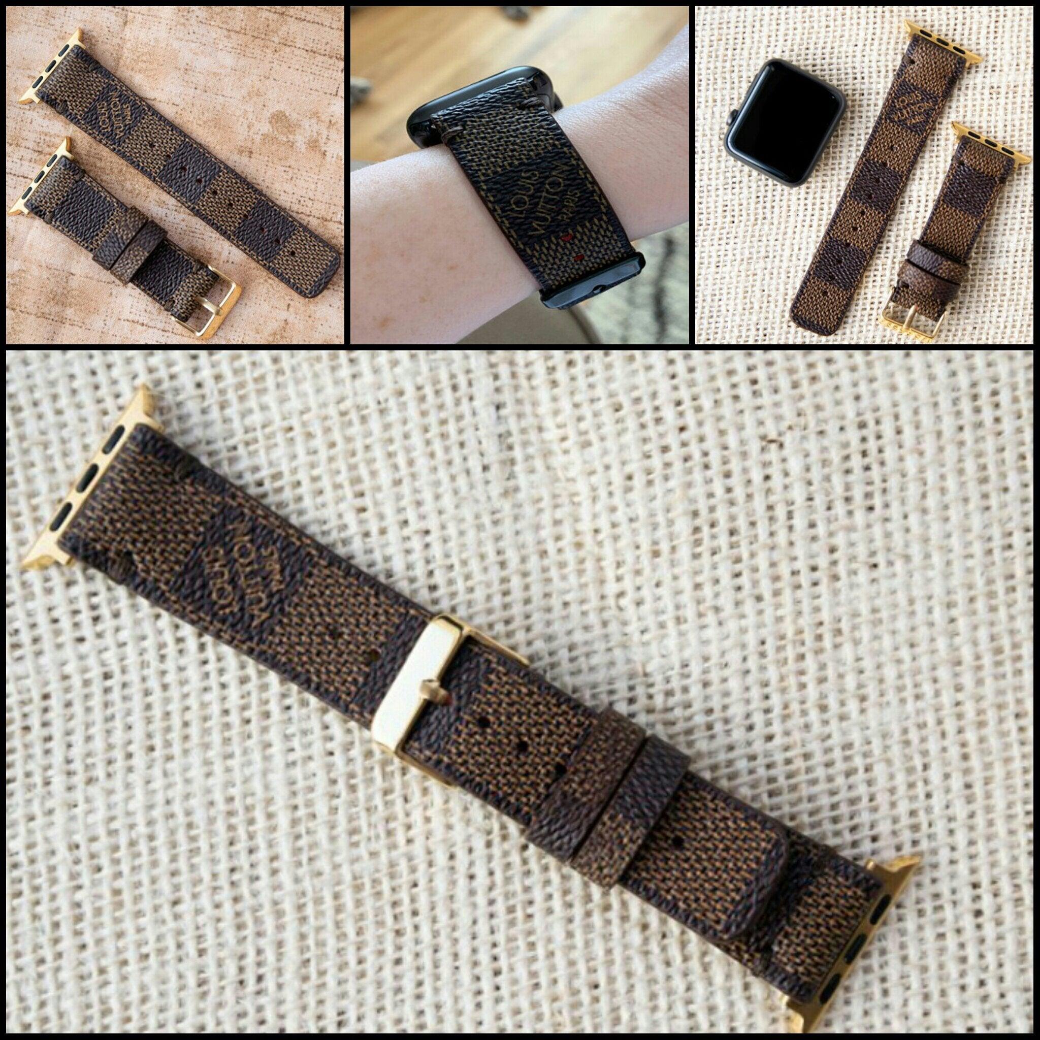 Louis Vuitton, Accessories, Louis Vuitton Upcycled Monogram Apple Watch  Band With Replacement Parts