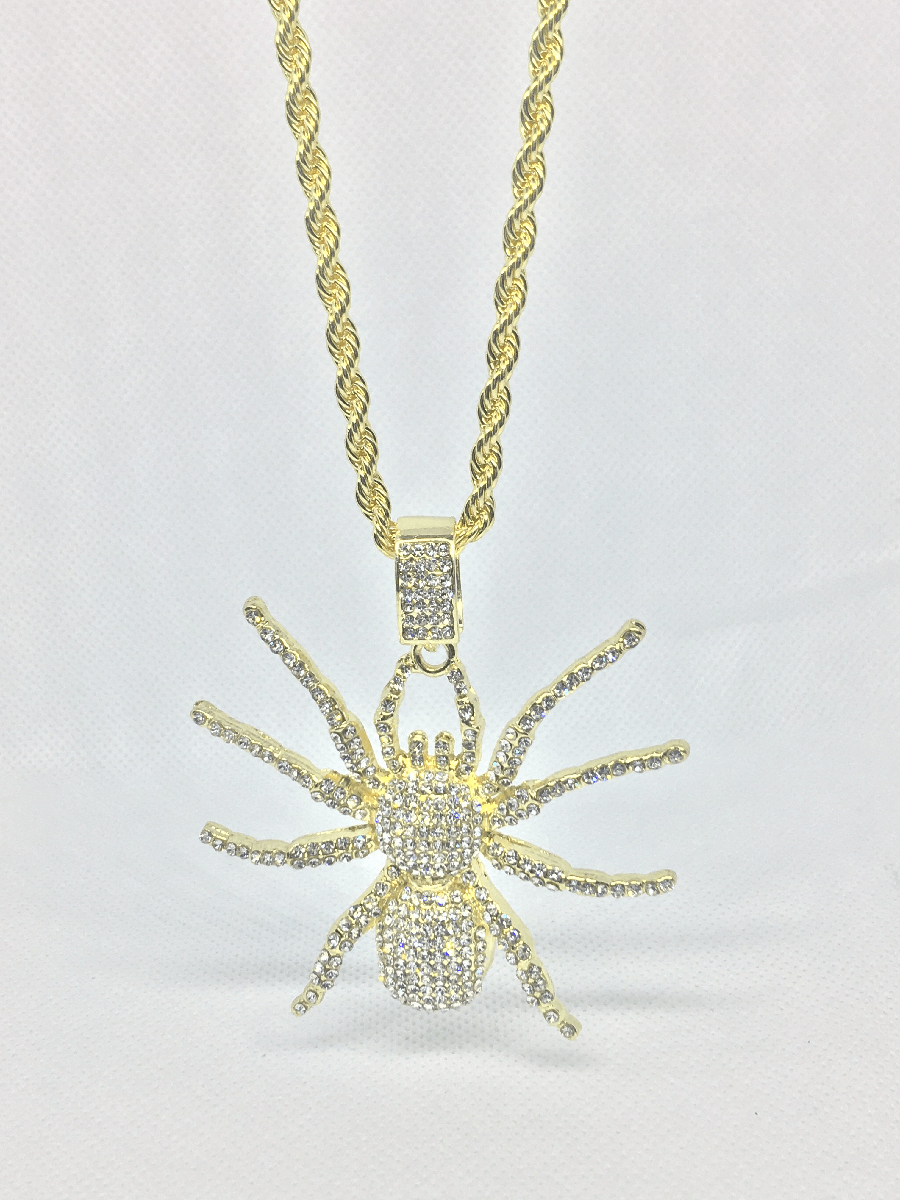 Daddy Long Legs!  Bling Necklace - Mint Leafe Boutique 