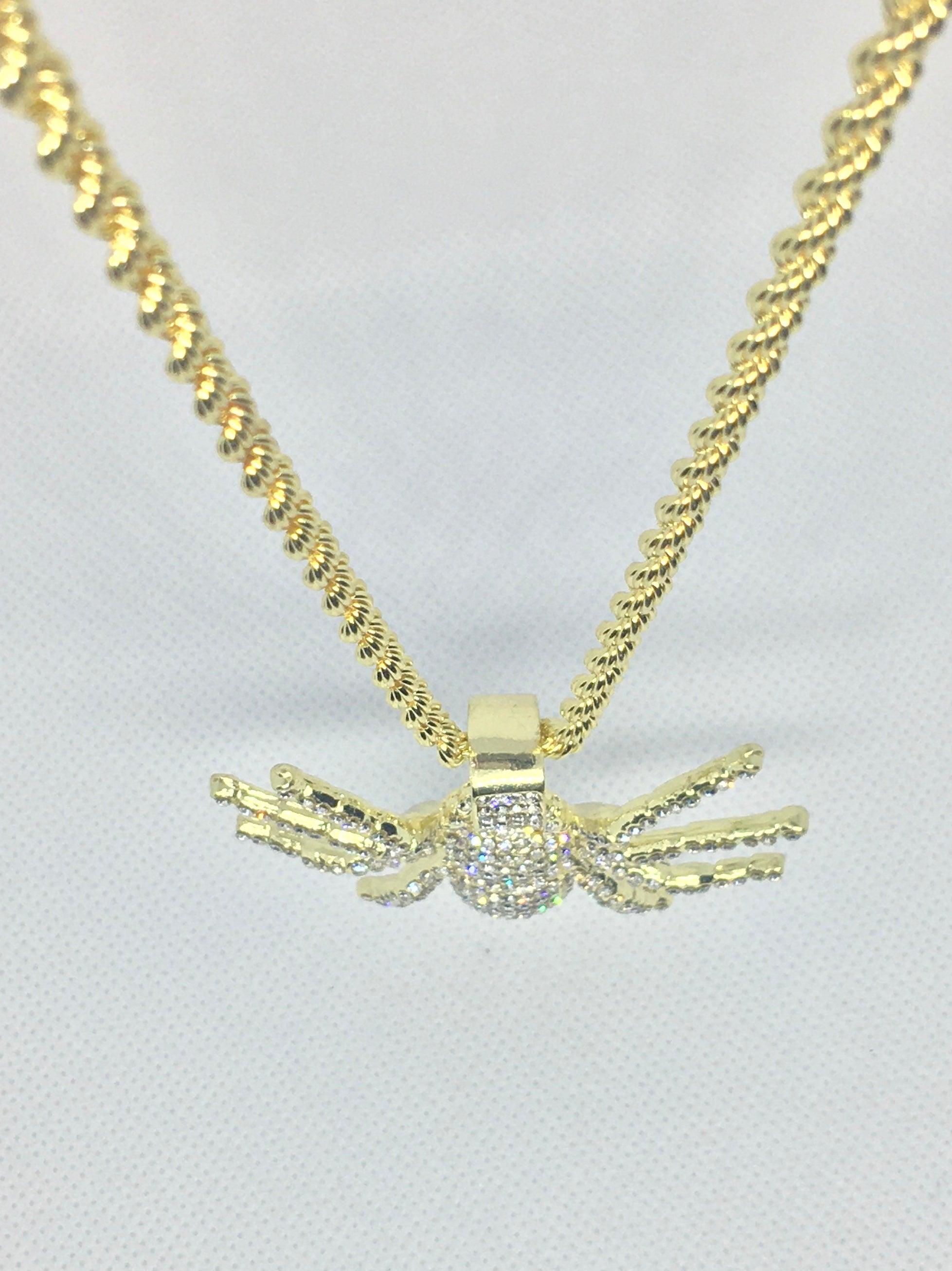 Daddy Long Legs!  Bling Necklace - Mint Leafe Boutique 