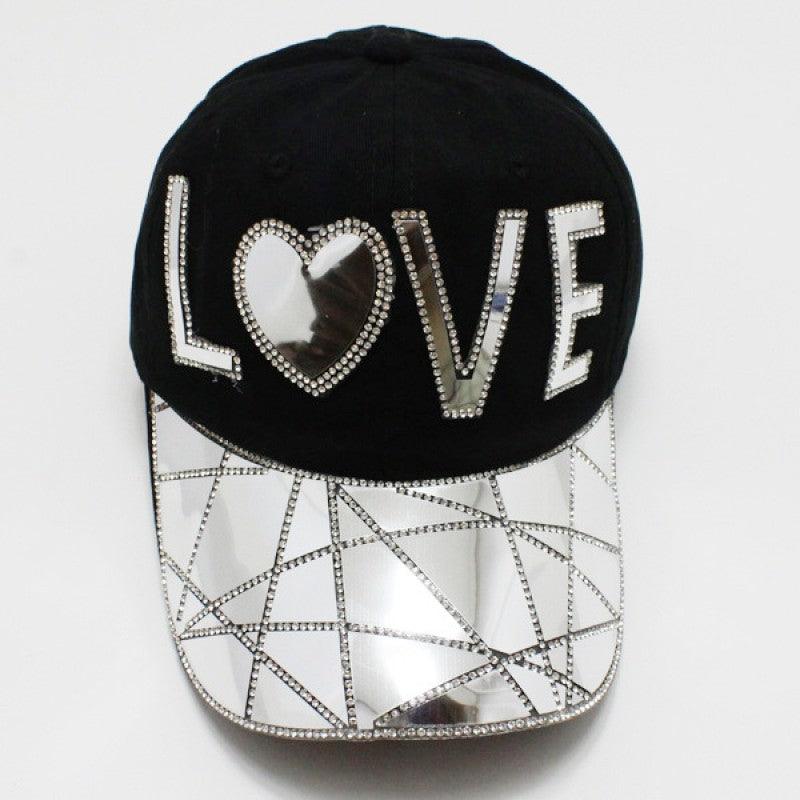 Denim "LOVE" Hat - Mint Leafe Boutique 