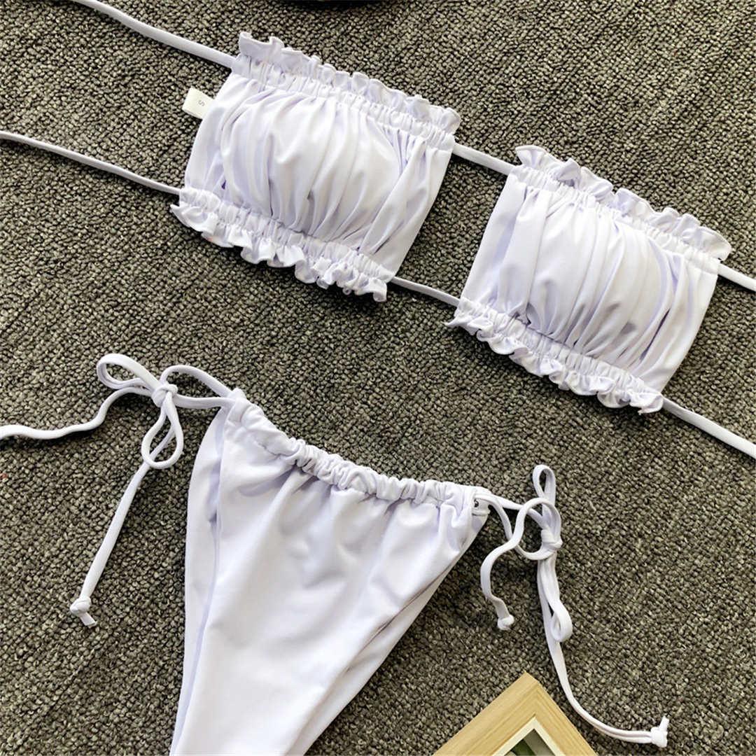 Sexy Ruche Bikini Set - Mint Leafe Boutique 