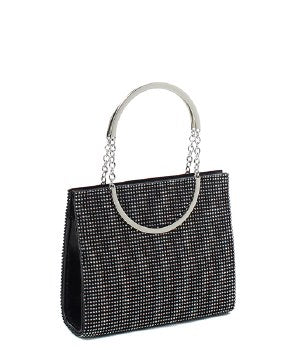 "Classy" Rhinestone  Fashion Handbag