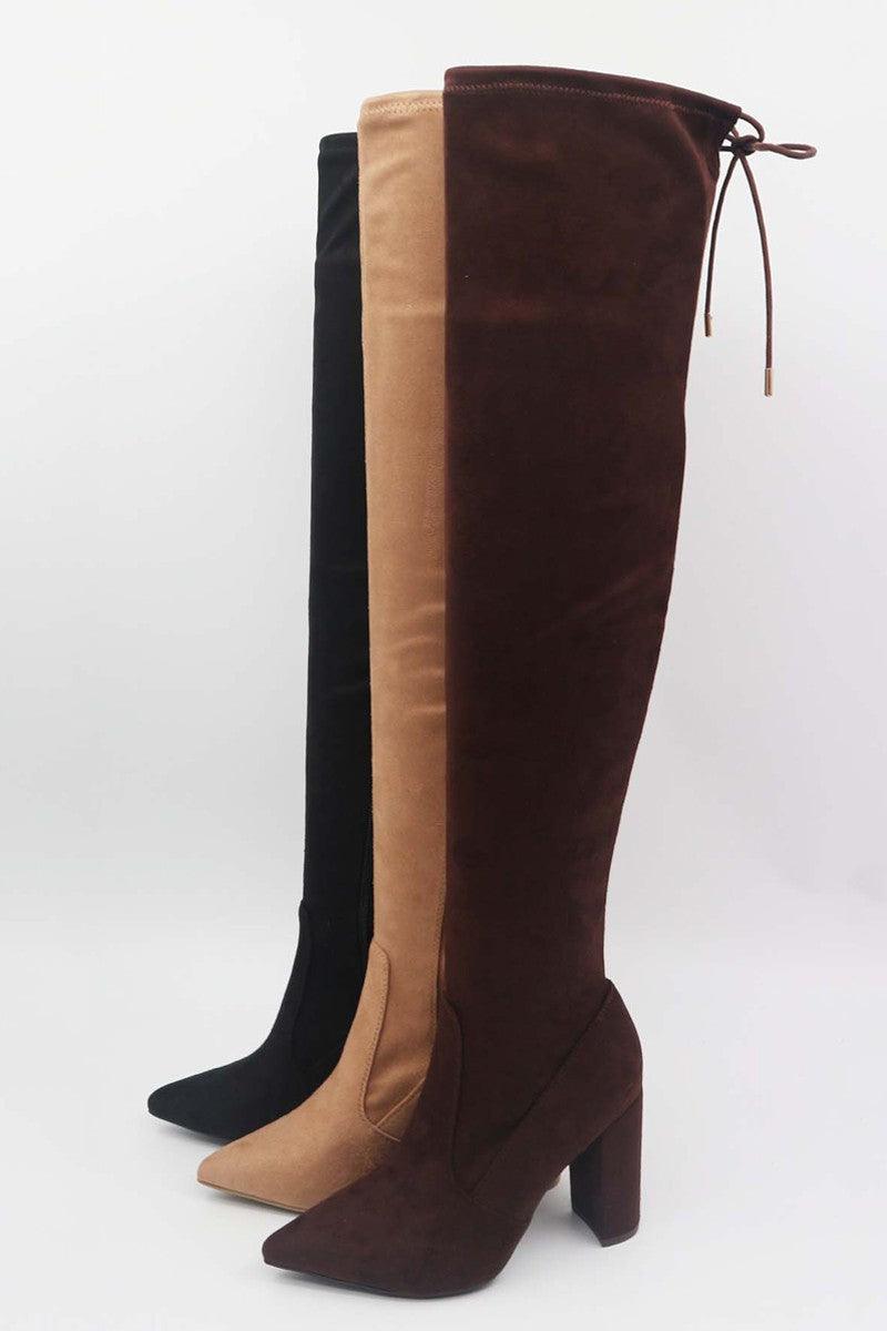 "Serena" High Knee Boot - Mint Leafe Boutique 