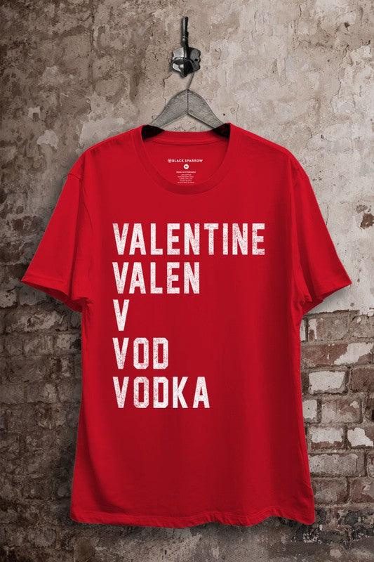 Red valentines graphic t shirt